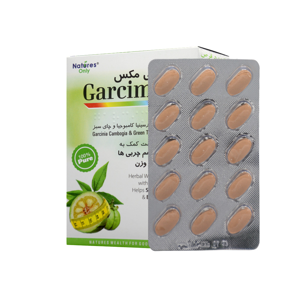 تصویر قرص گارسی مکس نیچرز اونلی 30 عددی